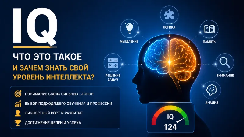 Что такое IQ и зачем знать свой уровень интеллекта